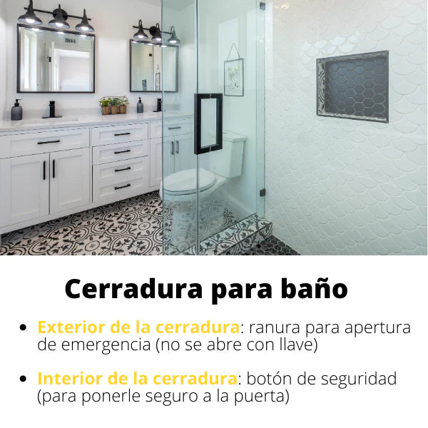 Pomo York para Baño