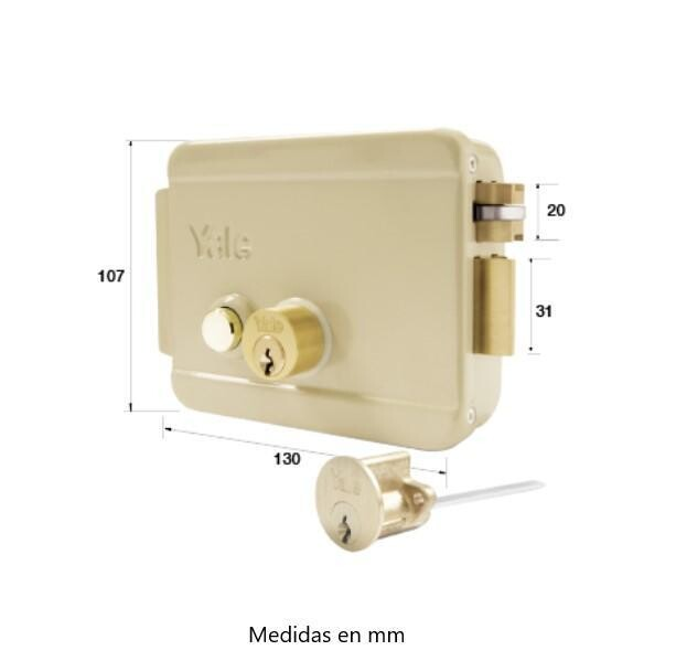 Kit Cerradura Eléctrica 678 + Intercomunicador + Portero