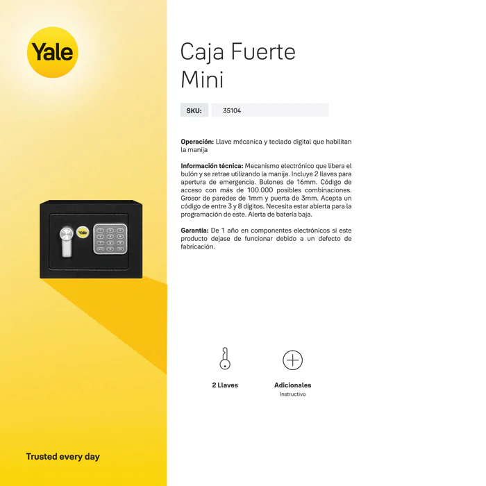 Caja Fuerte Mini*