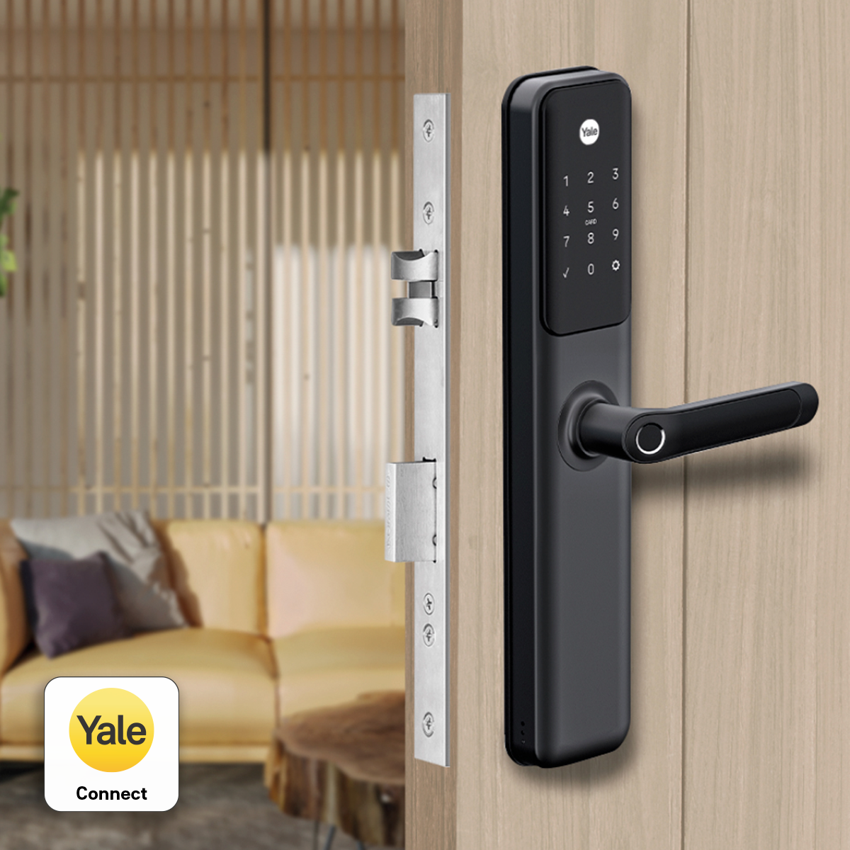 Cerradura Digital YDM60 + Módulo para abrir desde el celular