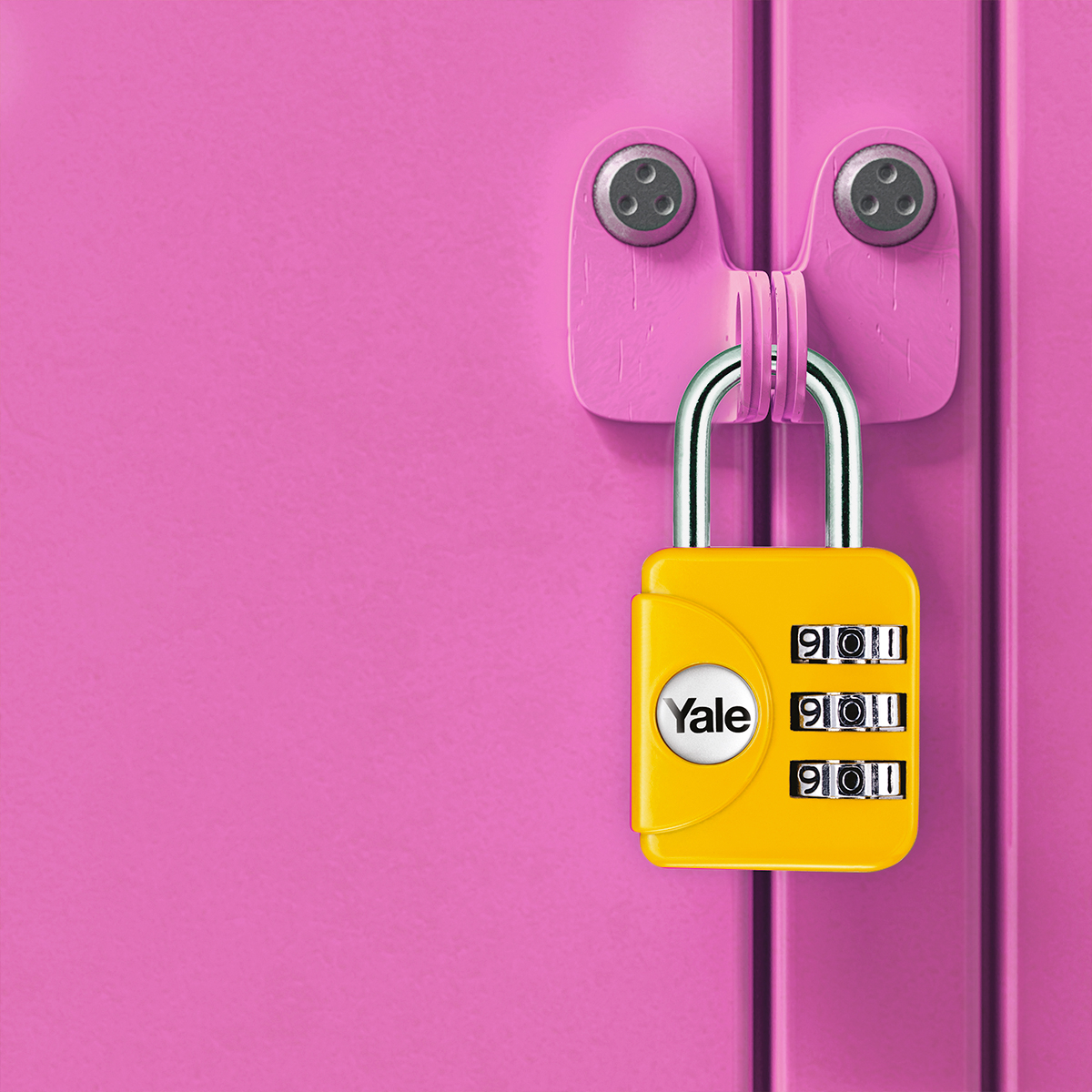 Candado Yale Clave Yp1 Amarillo*