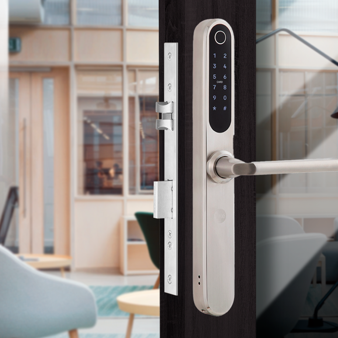 Cerradura Digital YSD100 (puerta abatible) + módulo para abrir desde el celular