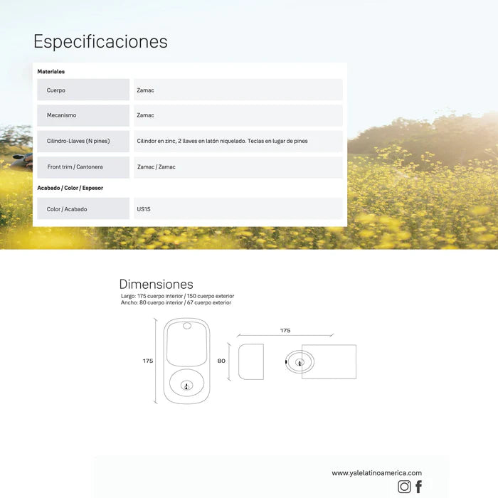 Cerrojo Digital YXR226