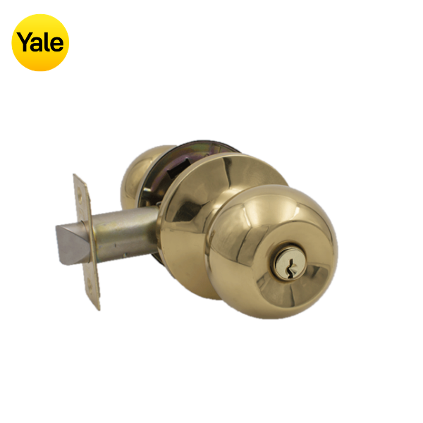 Pomo Carolina para Entrada Principal - (Latón Brillante)