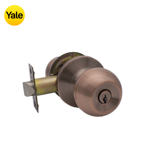 Pomo Carolina para Entrada Principal - (Latón Antiguo)