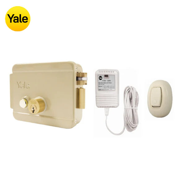 Kit cerradura 678 + Transformador + Botón