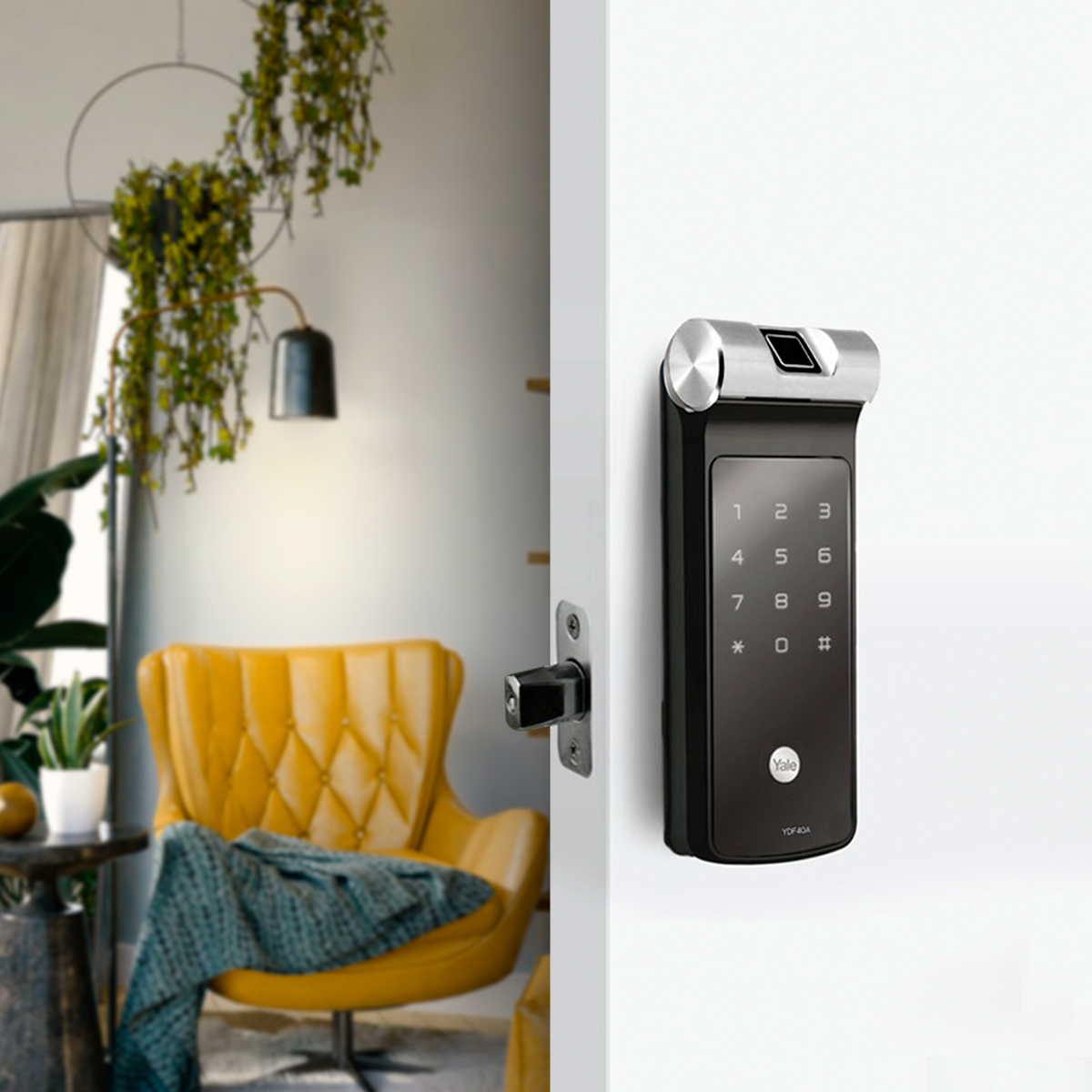 Cerrojo Digital YDF40A + Módulo para abrir desde el celular