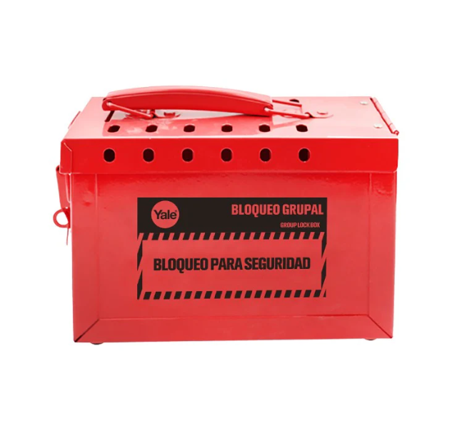 Caja Bloqueo Roja Grupal