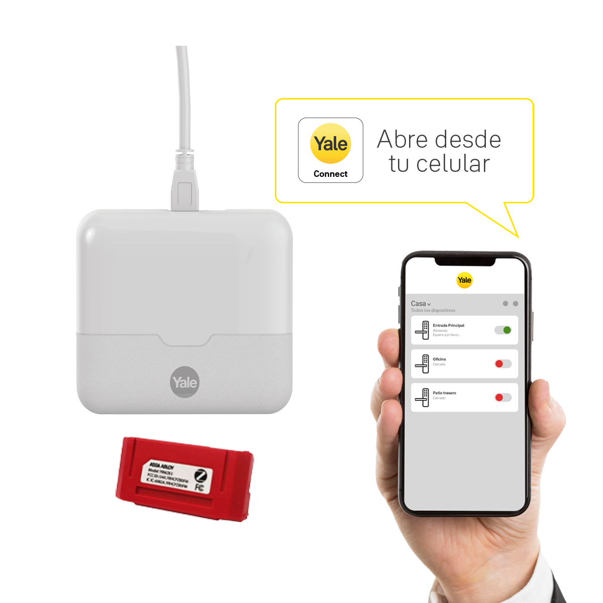Módulo de conexión Yale Connect HUB + Zigbee YRD - YRL
