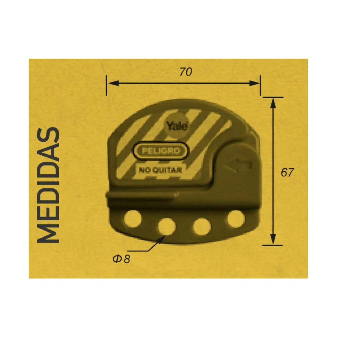 Cable Bloqueo 1800mm
