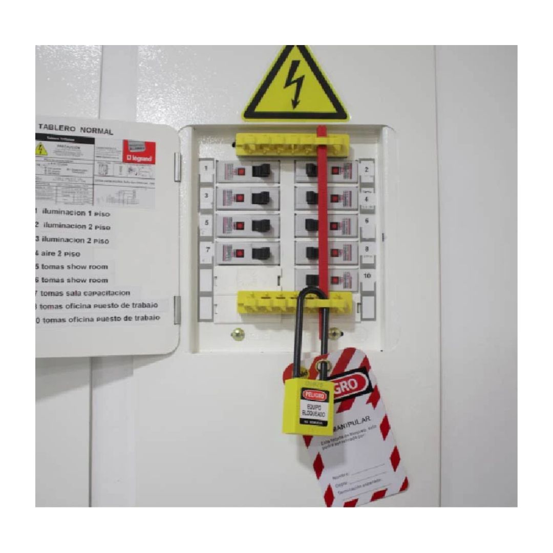 Candado Gancho Metálico Azul B