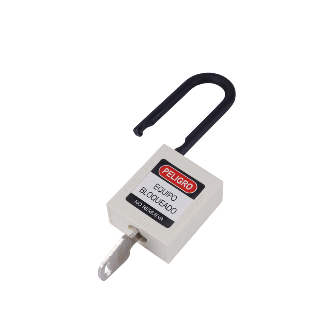 Candado Gancho Nylon Blanco B
