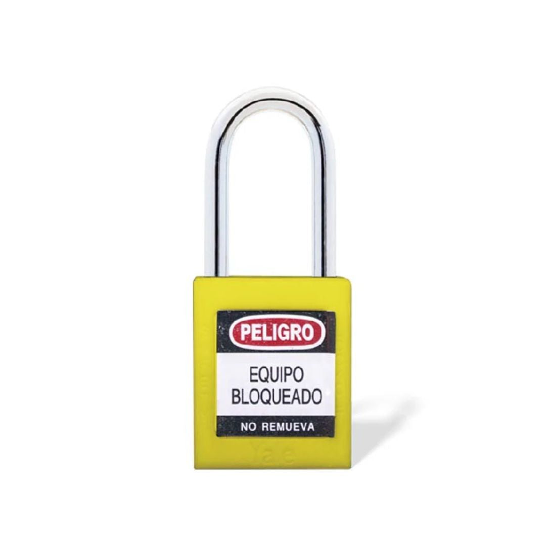 Candado Gancho Metálico Amarillo B