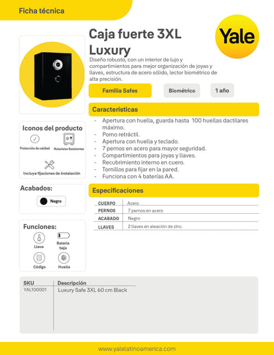Caja fuerte 3XL Luxury