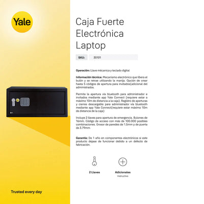 Caja Fuerte Laptop*