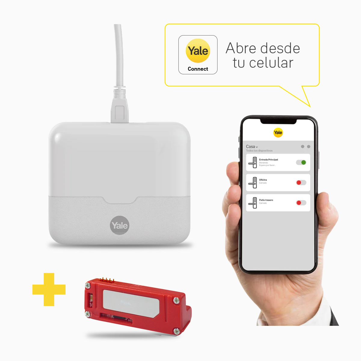 Módulo de conexión Yale Connect HUB + Zigbee YMF - YDF*