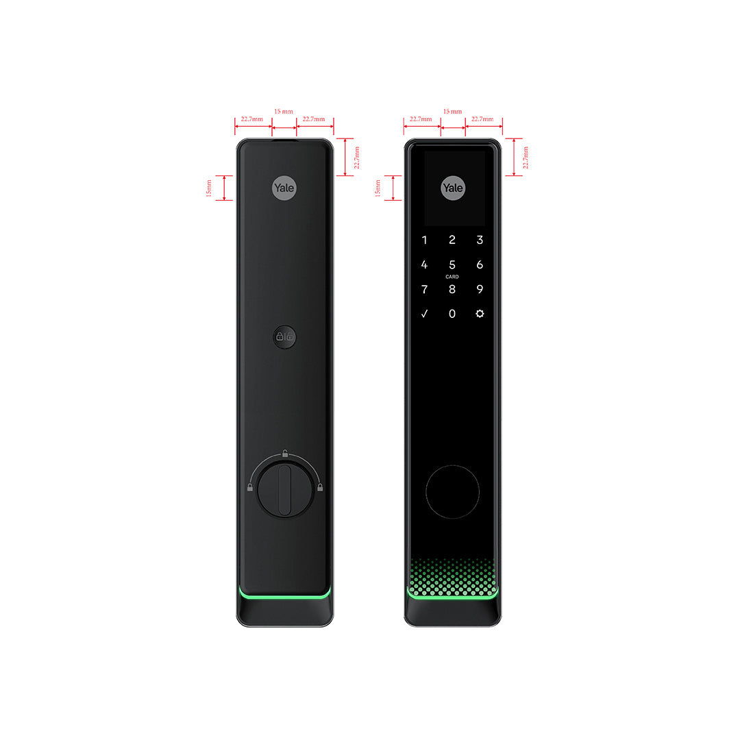 Cerradura Digital de Embutir Gemini + kit yale connect