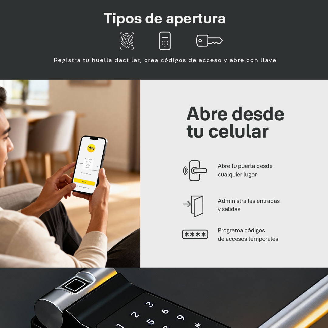 Cerradura digital YMF40A*