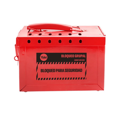 Caja Bloqueo Roja Grupal