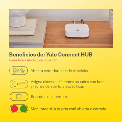 Cerradura digital YMF40A + kit apertura con celular*